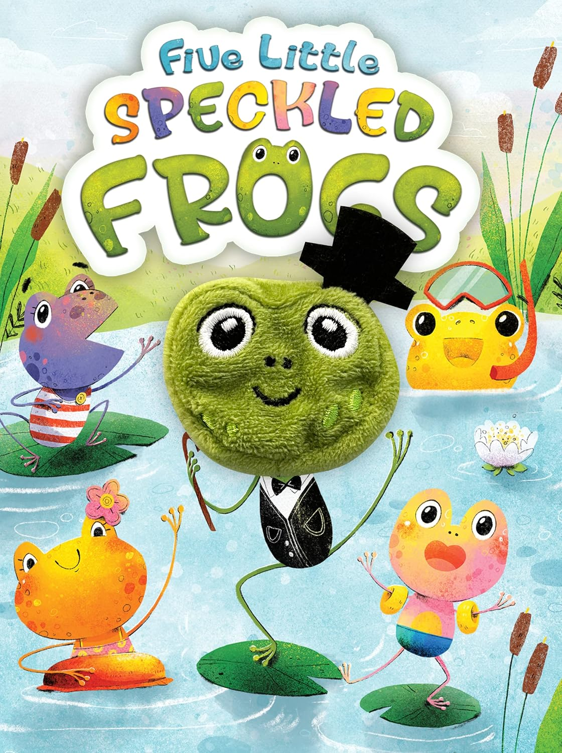 Five Little Speckled Frogs - Children's Interactive Finger Puppet Board Book (Finger Puppet Storybooks for Babies & Toddlers)