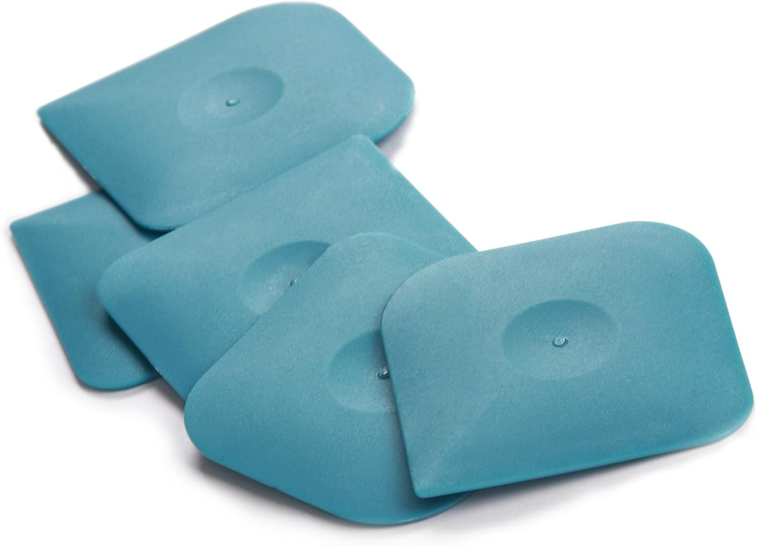 Premium Kitchen Pan Scraper Dish Scraper Tool, 5 Pack Plastic Pot Scraper Food Scraper Nylon Scraper, Non-Scratch Cast Iron Scraper Plastic Scraper Tool for Pan Pot Skillet Dish Burnt Food Cleaning