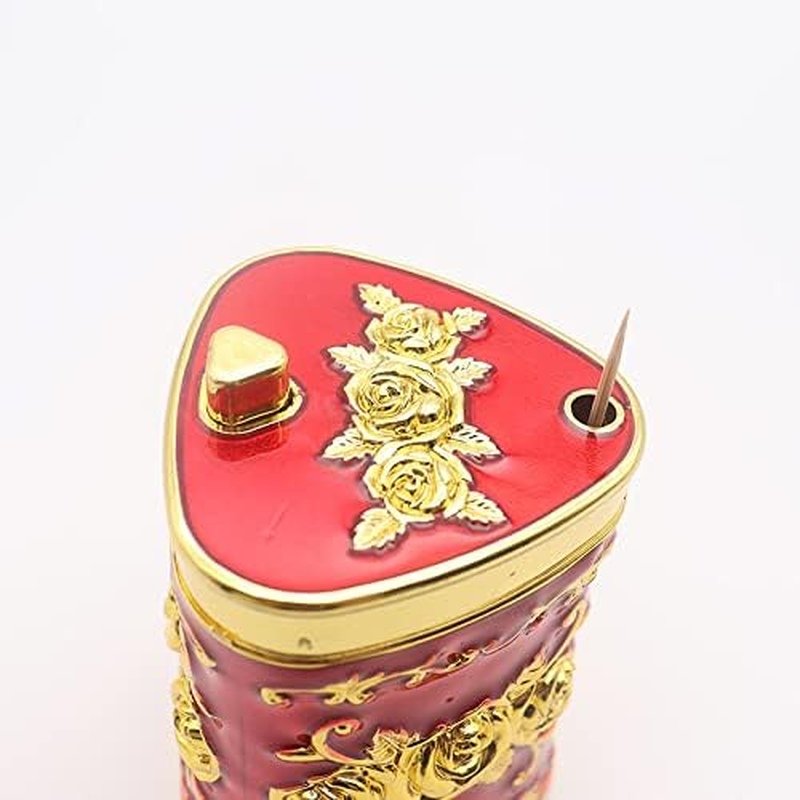 Compact Toothpick Holder Dispenser. Push Button Pop-Up Automatic Toothpick St... - Picture 5 of 15