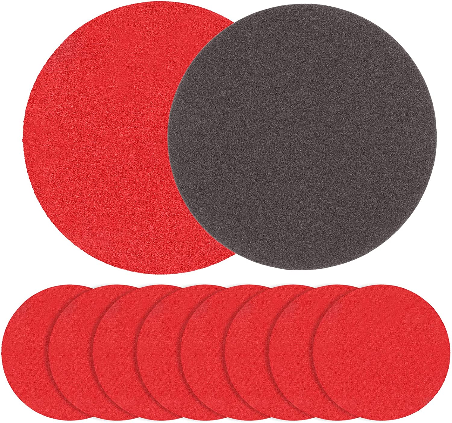 8 Pack Bowling Sanding Pads Bowling Grit Accessories Ball Sanding Sand Pads Polishing Cleaning Kit, 500, 800, 1000, 1200, 1500, 2000, 2500, 3000 for Different Texture