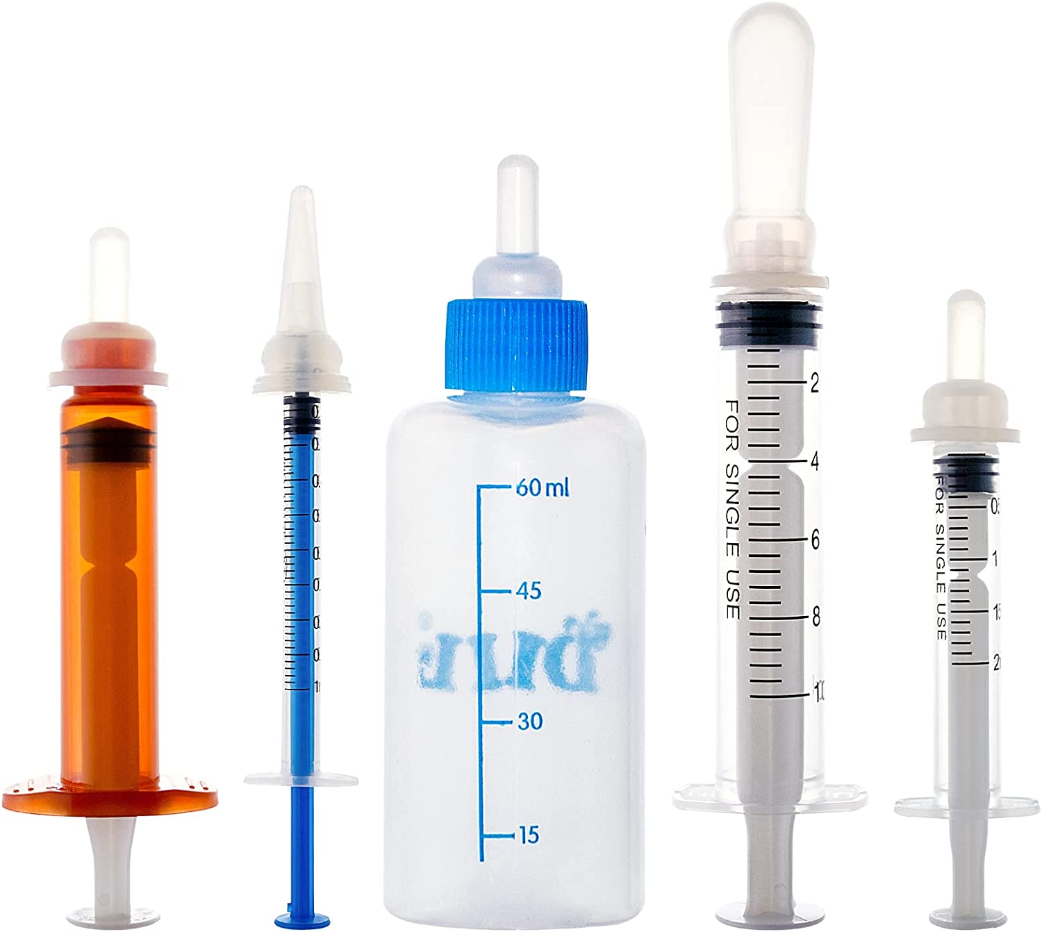 Puppy Kitten Bottle for Nursing, Newborn Baby Dog Cat Rabbit Feeding Bottles 