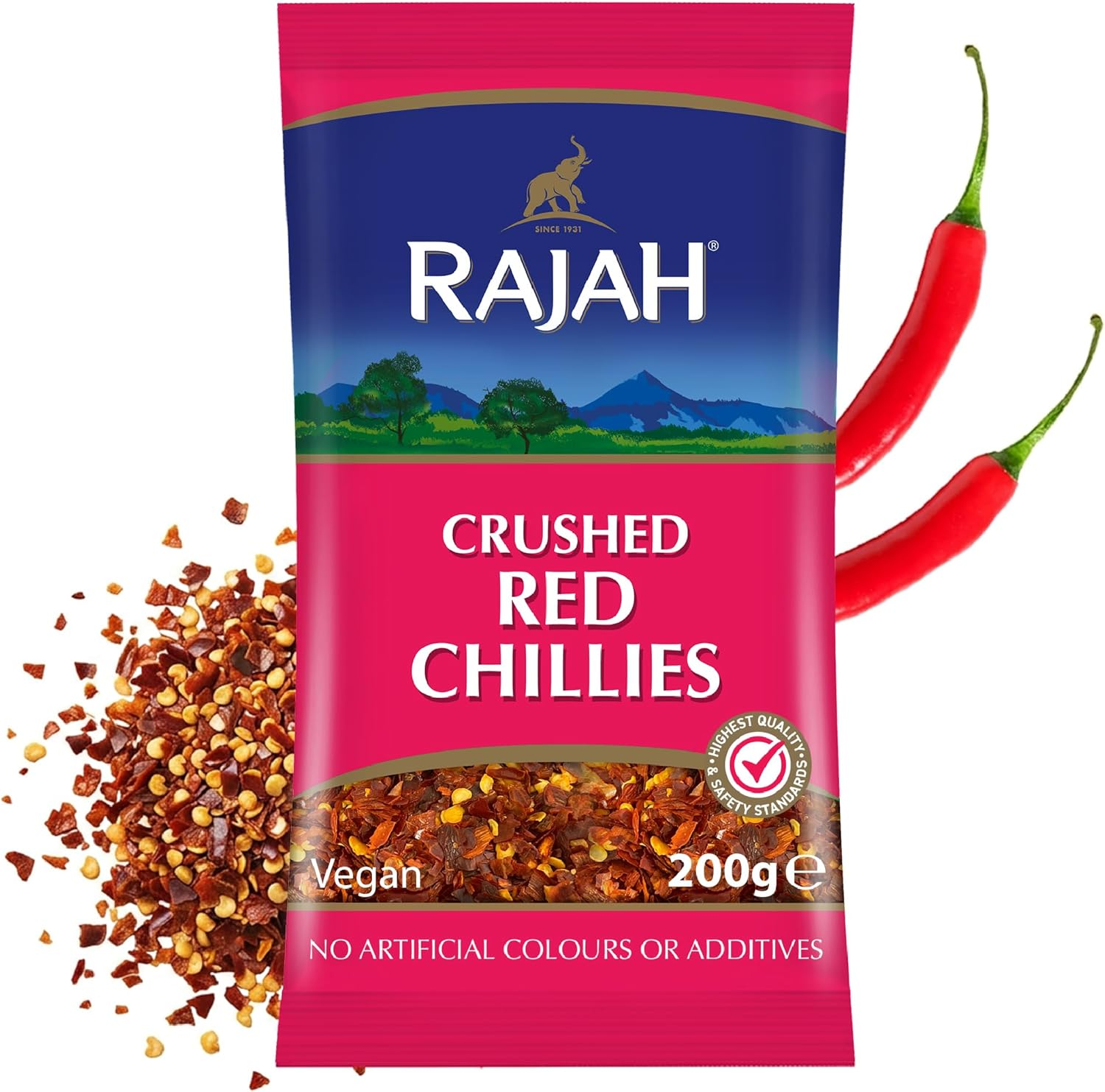 Crushed Red Chillies, 200G
