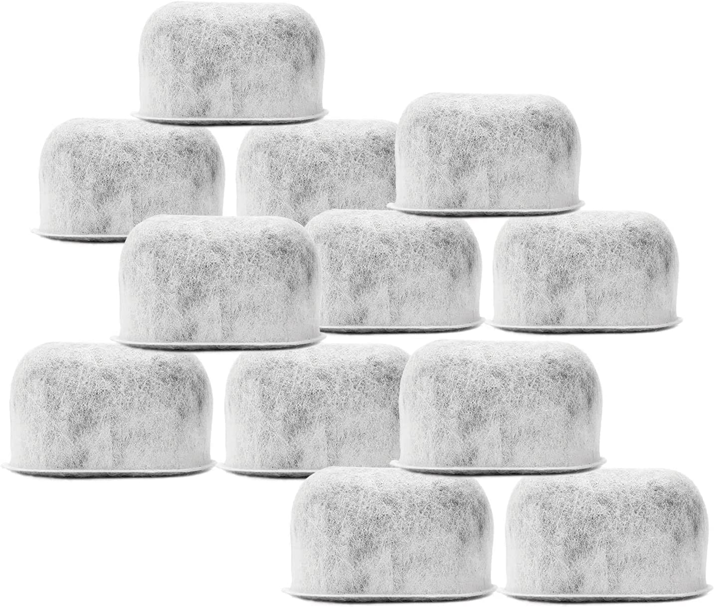 12 Pack Charcoal Water Filters Compatible Coffee Makers Replacement Filter 12Pcs