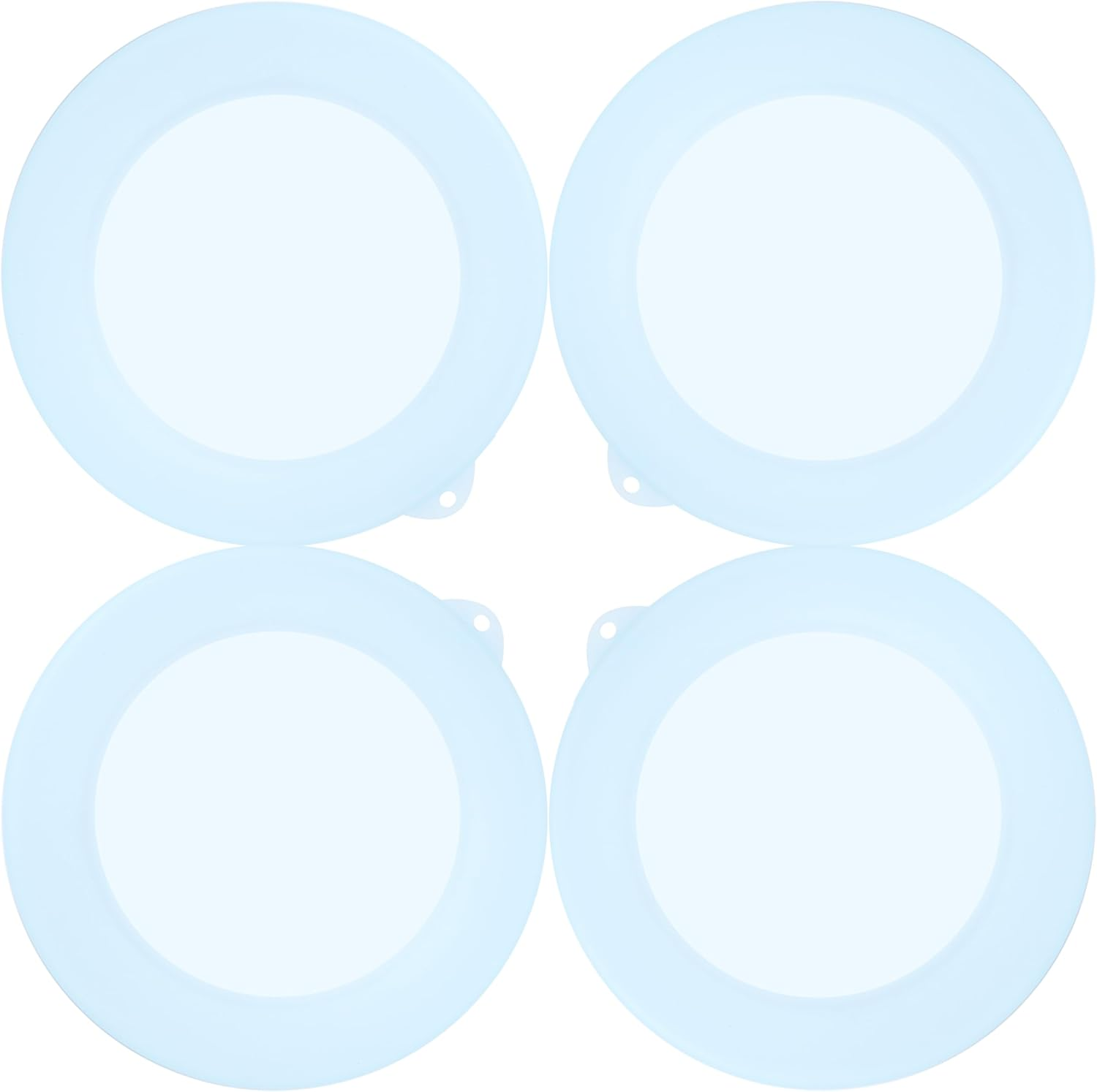 4 Pack Silicone Lids for Corelle Vitrelle 18-Oz Soup/Cereal Bowls, Freezer