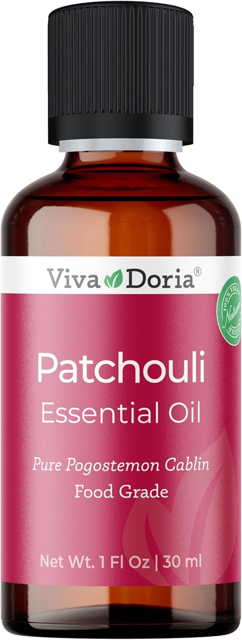 Patchouli Essential Oil, 100% Pure, Natural Essential Oil, Undiluted, for Aromatherapy | Food Grade, 30 mL (1 Fluid Ounce)