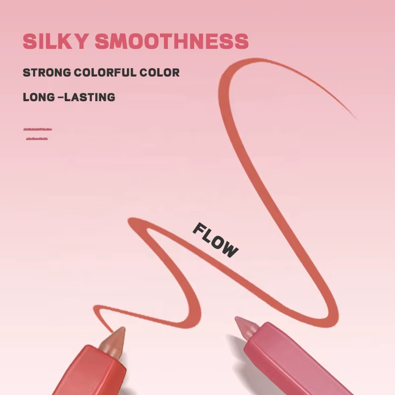 Custom Logo Wholesale Cosmetic Lip Liner Best Selling Long Lasting Waterproof Lip Liner Pencil Private Label Creamy Lipliner Set