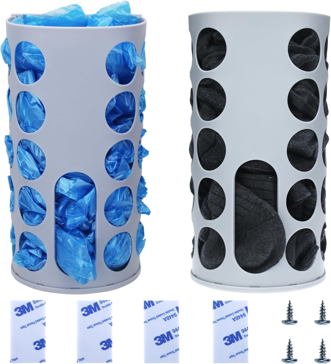 Plastic Bag Holder (2Sets/Pack) Grocery Bag Holder Good for Storing Plastic Bags