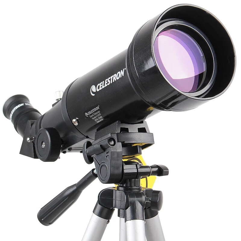 Celestron PowerSeeker 70400 Astronomical Telescope Refractor, 70/400mm, Travel, Portable, Beginner