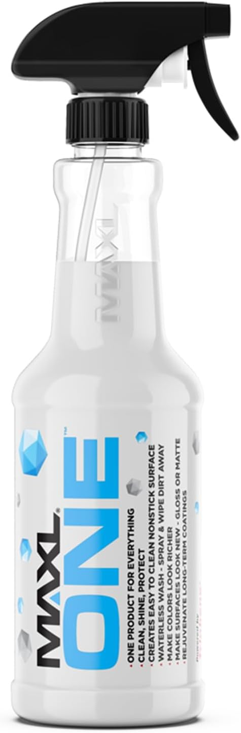 MAXLONE ™ Car Spray with Triphene® Technology, Quick Spray & Wipe All Purpose Waterless Detailer - Clean, Shine, Protect Paint, Glass, Wheels, and Plastic Trim without Pre-Washing (20Oz)