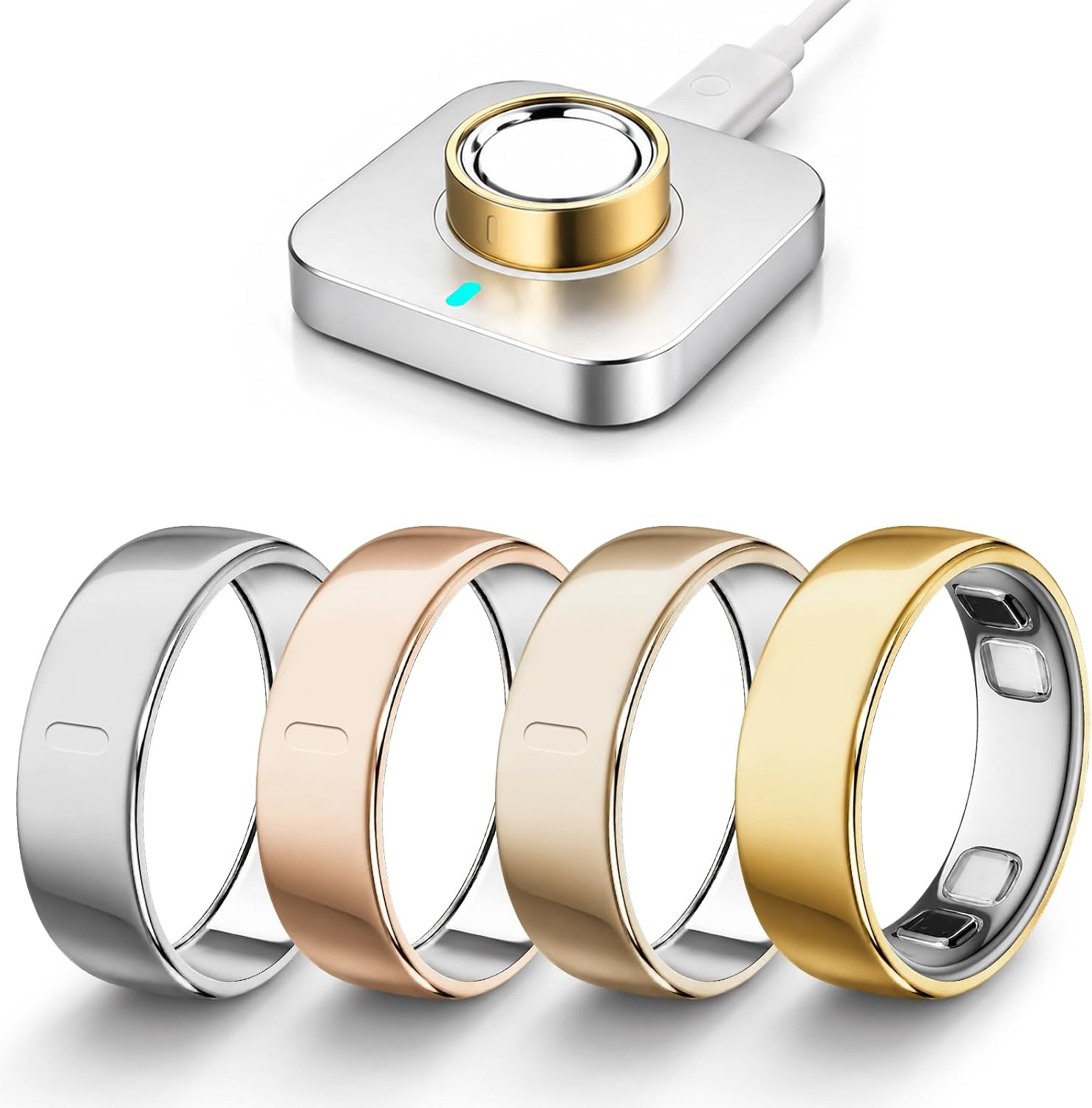 4 Pack Ring Cover Compatible with Oura Ring 5