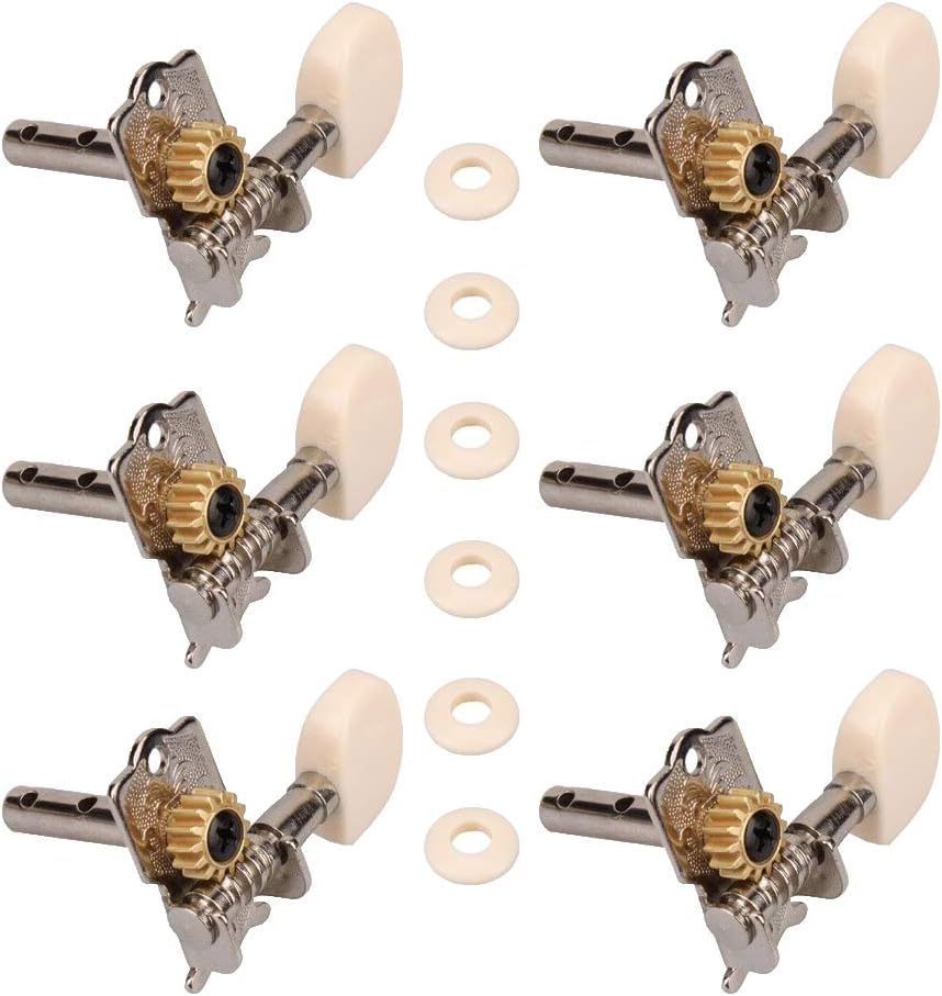 Clavijas de Afinacion para Guitarra Clavijero Metalico Universal Juego de 6 Pcs