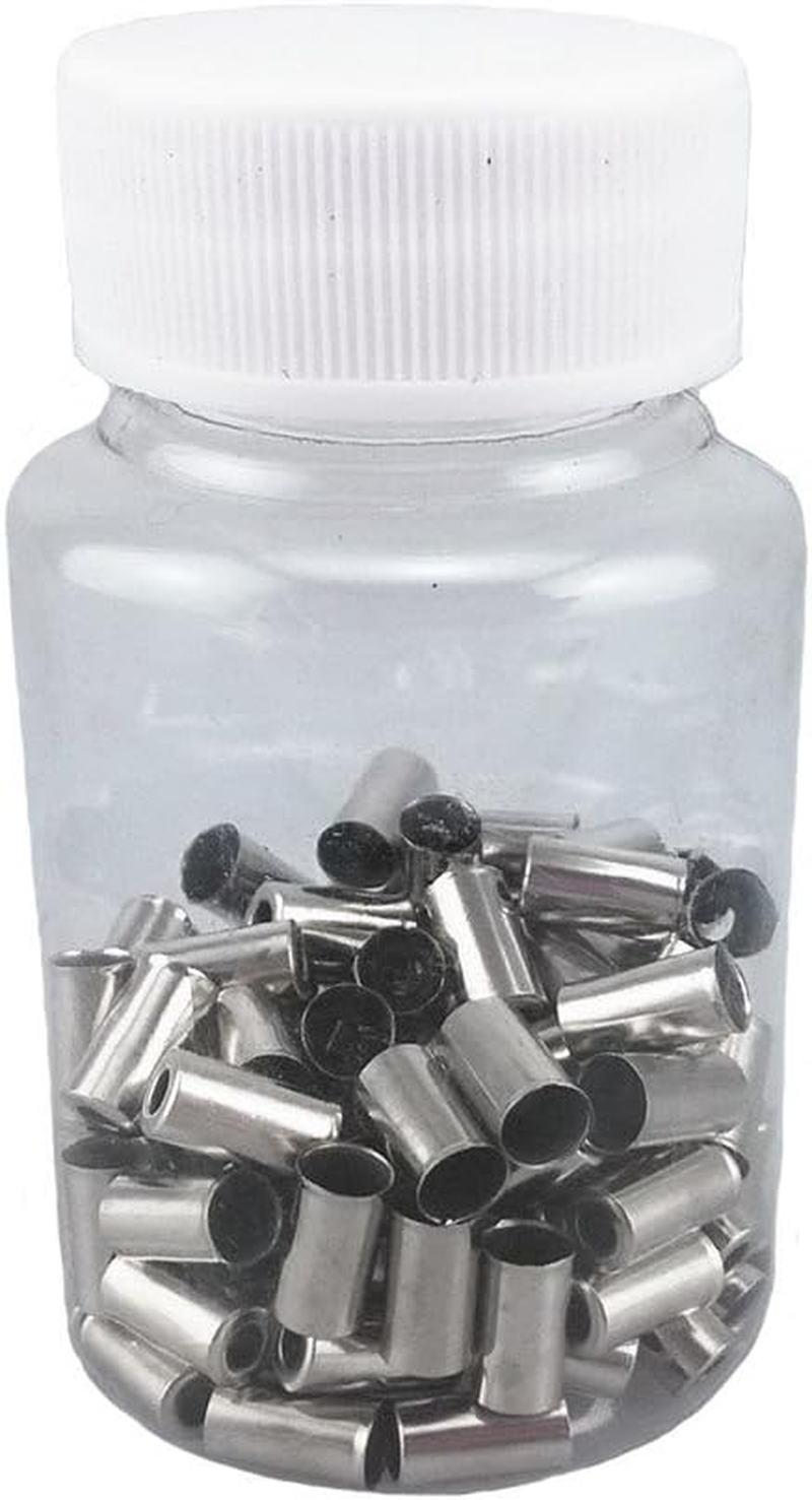 Botella de 100 tapones de extremo de férula para cable de freno de bicicleta Jagwire de 5 mm