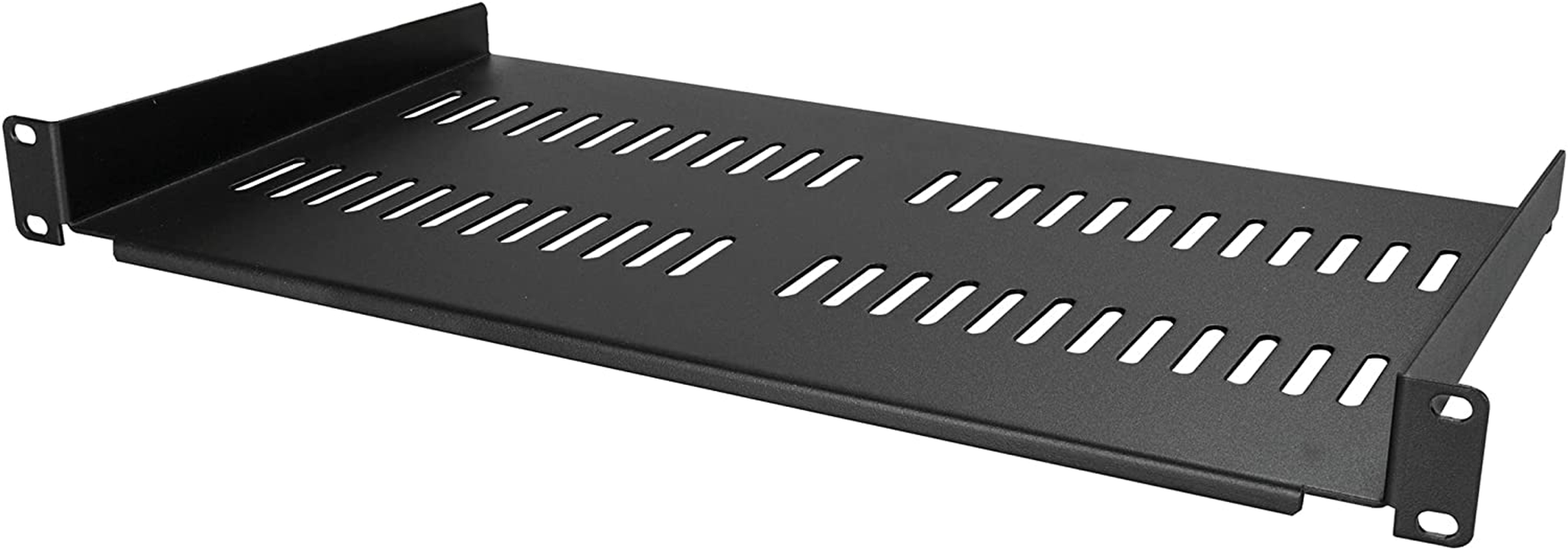 .Com 1U Server Rack Shelf - Vented Rack Mount Cantilever Tray for 19