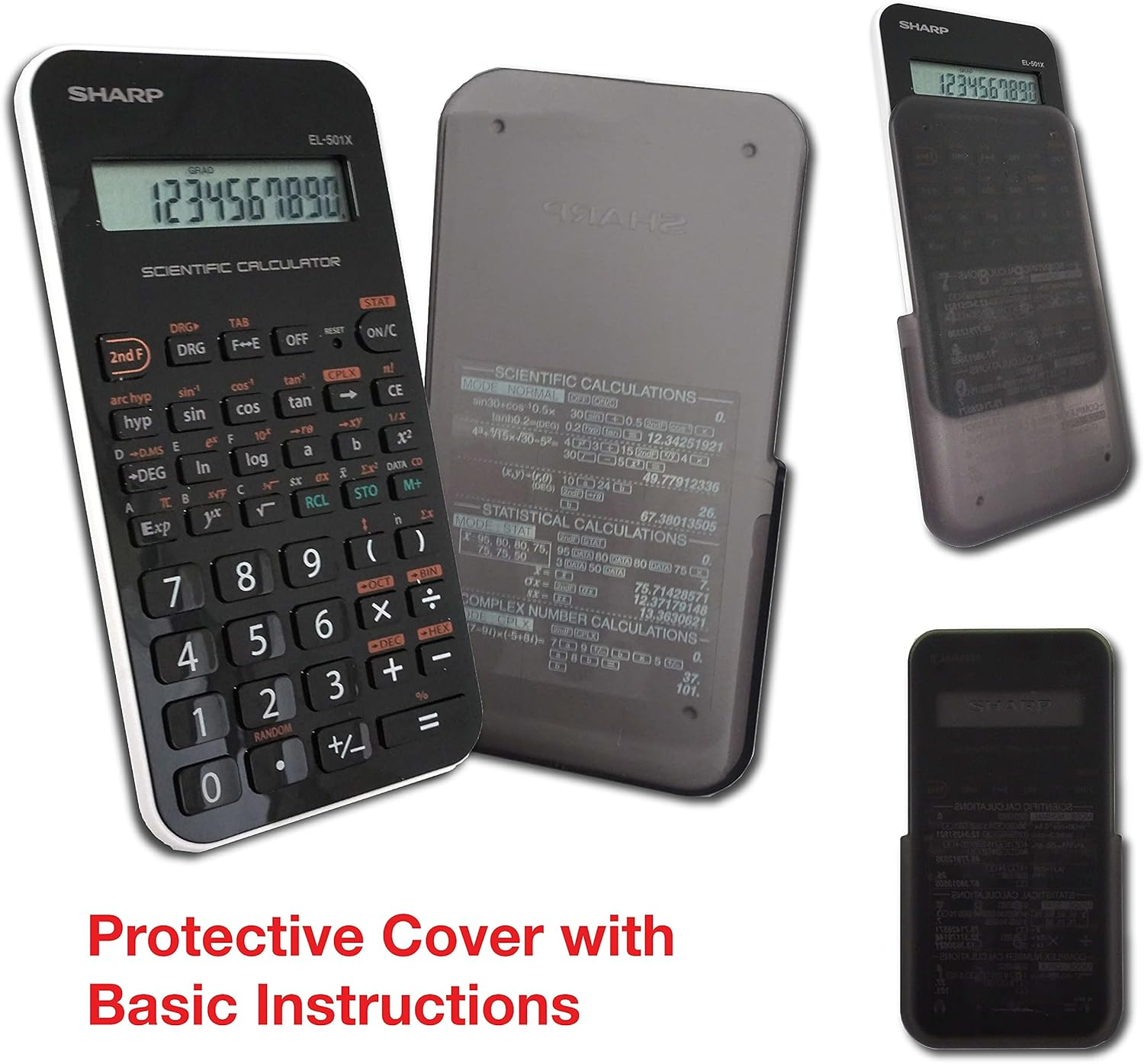 Sharp EL501XBWH Engineering/Scientific Calculator - Picture 6 of 13