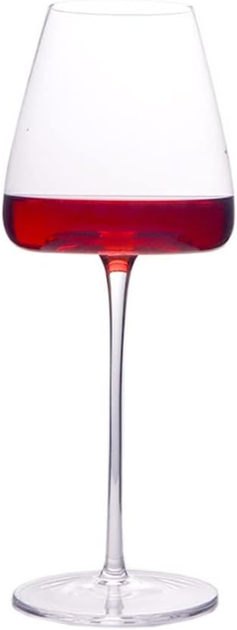 HALAWAKA Lead-Free Crystal Concave Bottom Red Wine Glasses Goblet(2PC) - Blac... - Picture 9 of 16