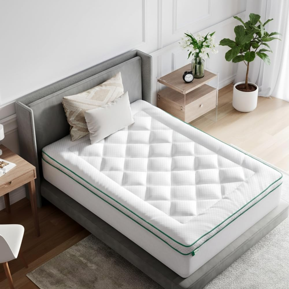 Queen Mattress Topper, Extra Thick Pillow Top Mattress Pad, down Alternative Fill Breathable Cover, 8-21" Deep Pocket Soft Bed Topper for Back Pain Relief
