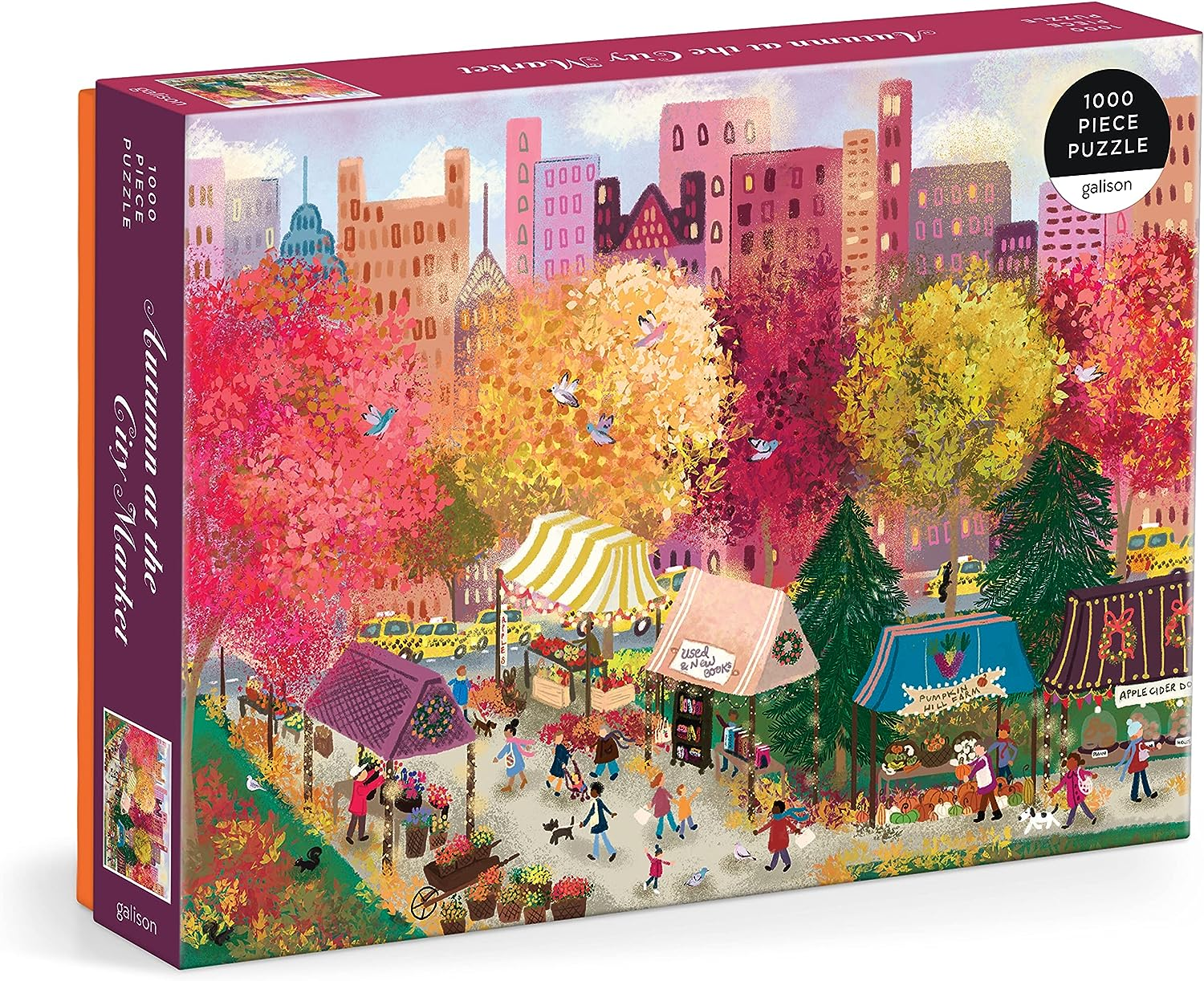 Autumn in The Neighborhood 1000 Piece Puzzle - Picture 8 of 14