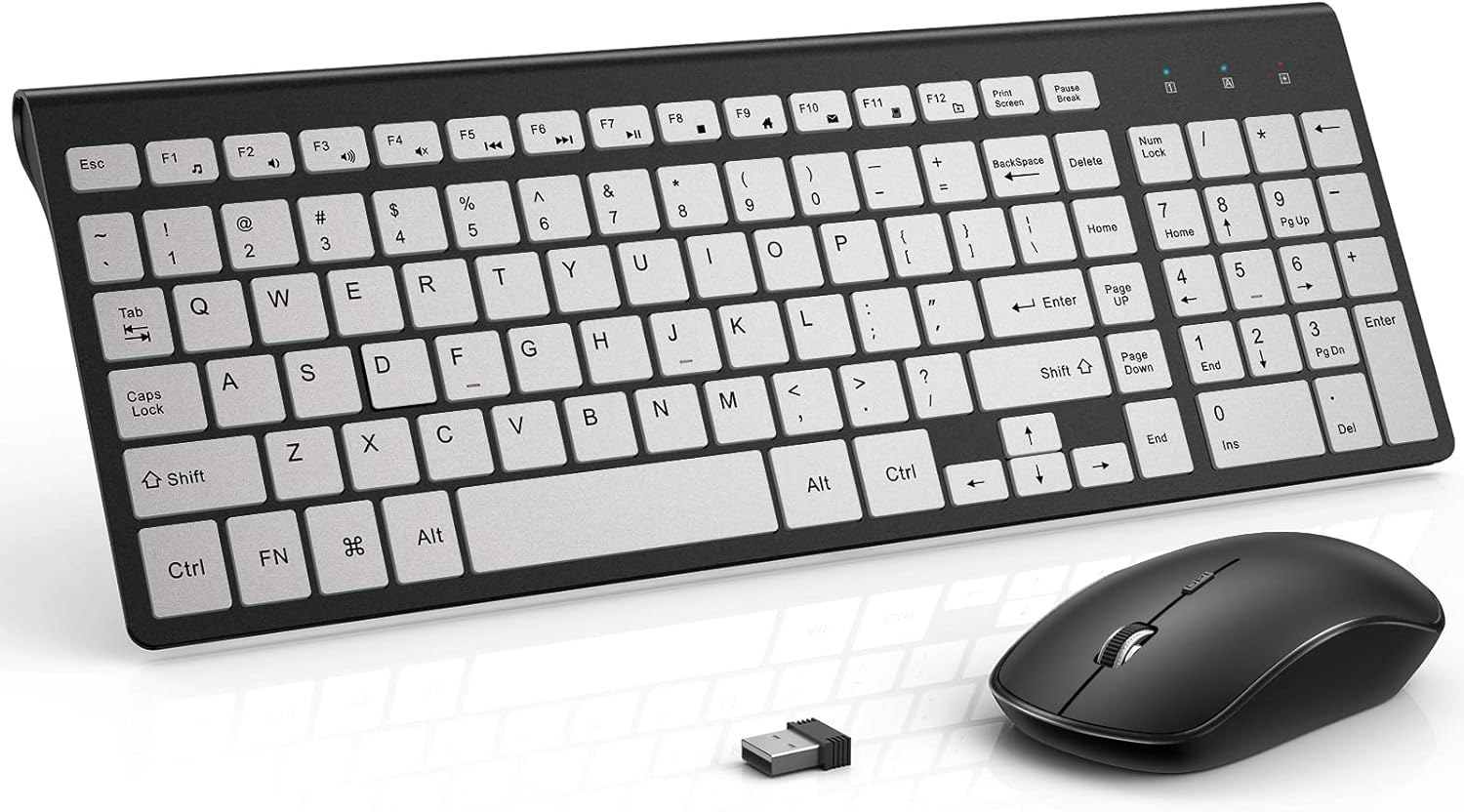 Wireless Keyboard and Mouse J JOYACCESS 2.4G Ergonomic and Slim Wireless Comp... - Picture 9 of 13