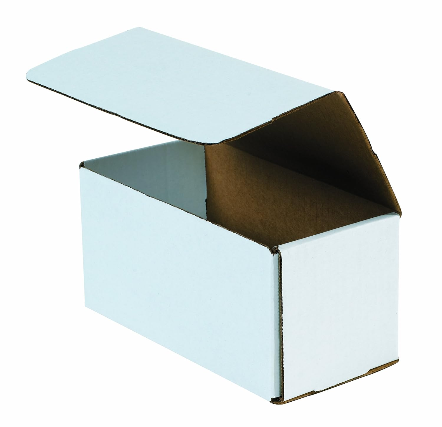 White Corrugated Cardboard Mailing Boxes, 12 X 6 X 6 Inches, Pack of 50, Crush-Proof, for Shipping, Mailing and Storing