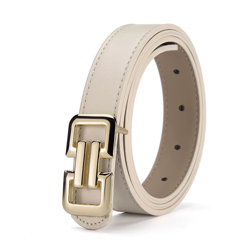 WEEKS ZPE3001 Women'S 2.8Cm Wide 105Cm Belt with Classic and Fashionable Smooth Plate Buckle Made of Alloy
