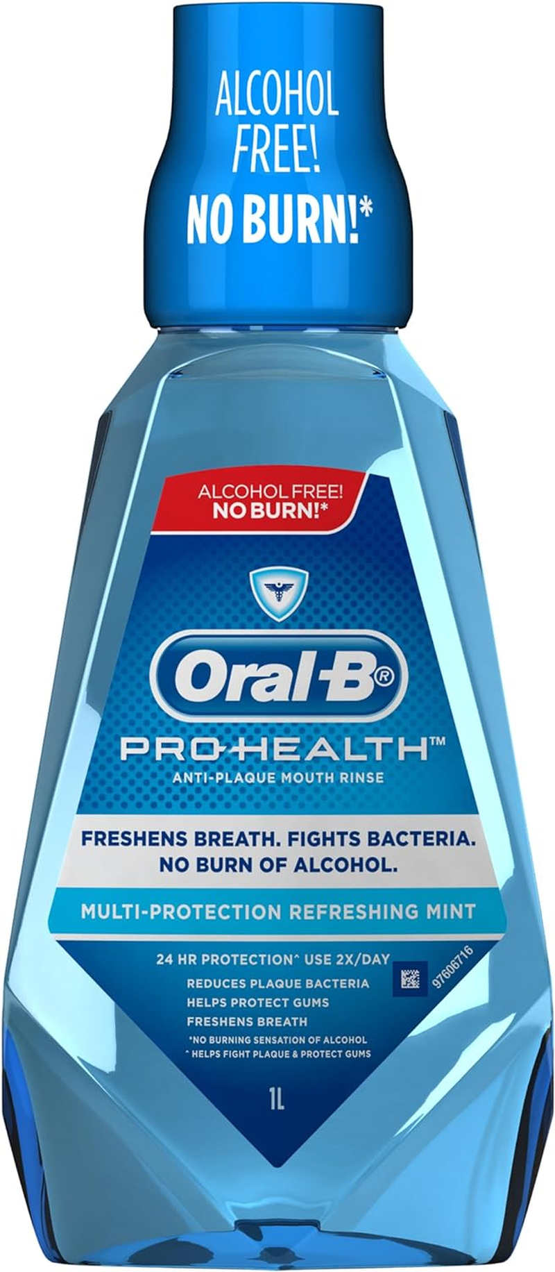 Oral-B Pro Health Multi Protection Anti Plaque Mouthwash, Refreshing Mint, 500ml - Picture 11 of 11