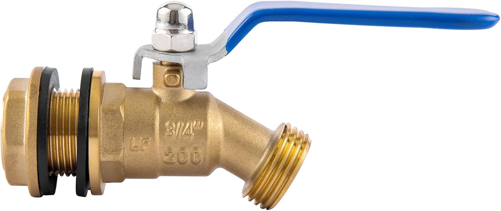 BILAL Brass Water Container/Rain Barrel Spigot, 3/4
