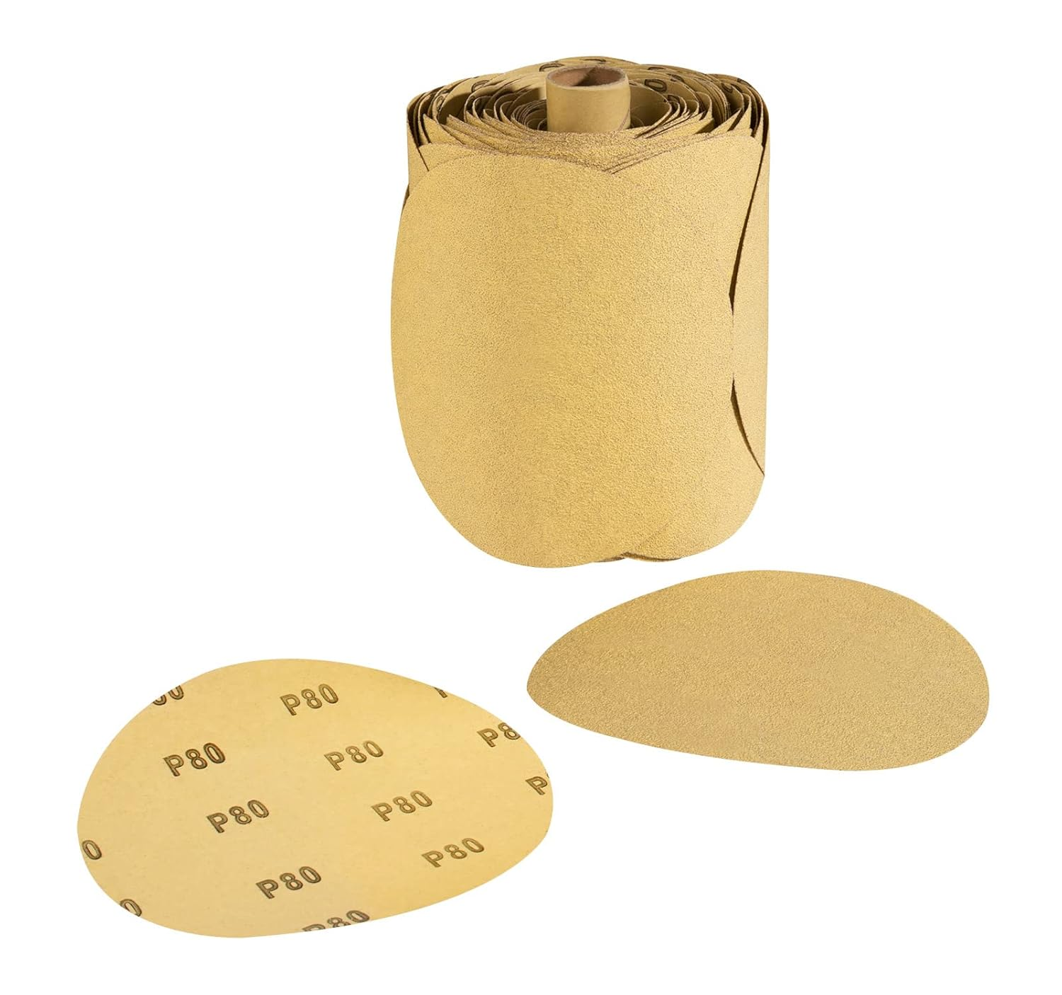 PSA Sanding Discs 6 Inch 100 PCS Sandpaper 80 Grit Self Adhesive Sandpaper