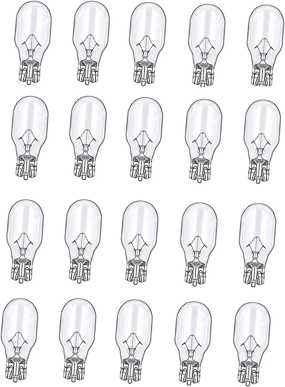 Landscape Light Bulbs for Philips 12 Volt 11 Watt T5 Wedge Base Low Voltage Lights Bulbs/ Garden Light Bulbs/ Deck Light Bulbs/ Yard Light Bulbs/ Malibu Bulbs - 20 Pack