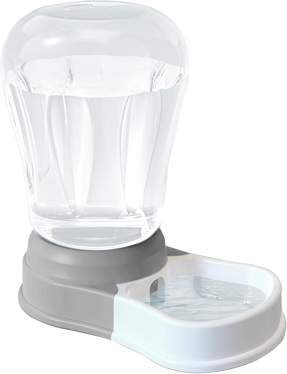 6L Automatic Dog Water Bowl Dispenser -  Pet Water Dispenser, Large Capacity Water Feeder for Cats and Dogs, Bpa-Free, 6-Liter Grey