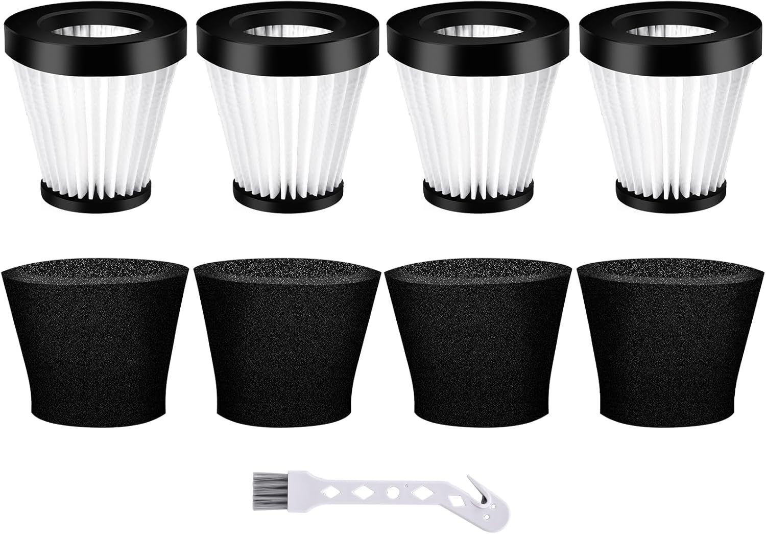 4 Pack Replacement Filter for Dirt Devil Scorpion Handheld Vacuum C