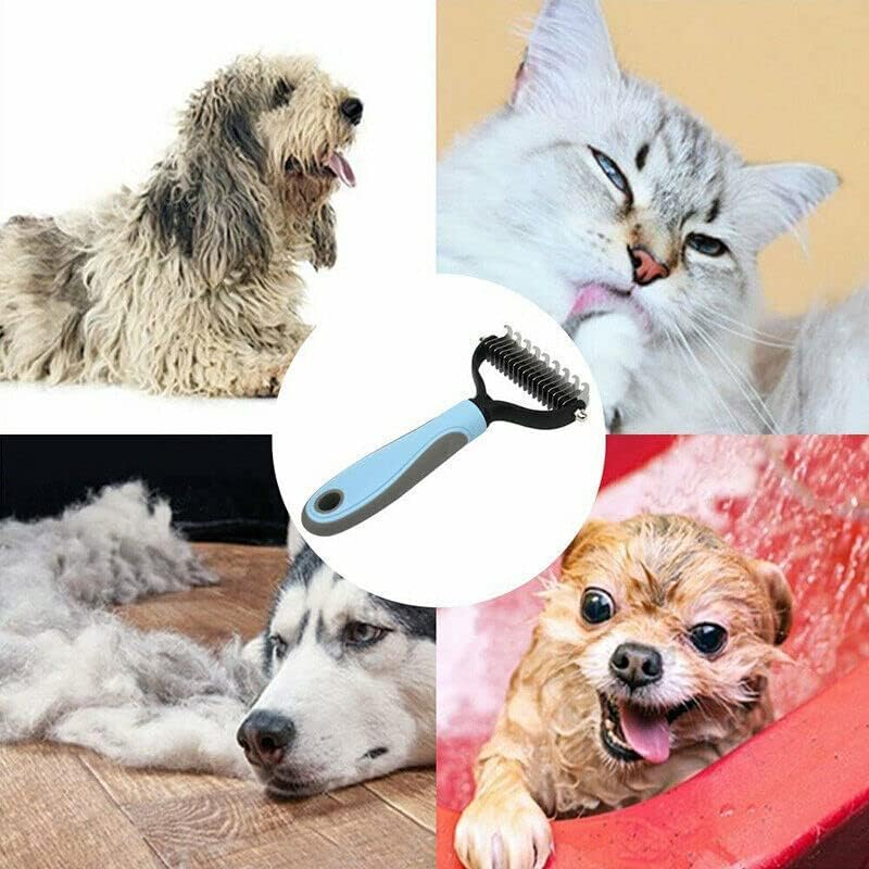 Dog Pet Cat Grooming Comb Brush Undercoat Rake Dematting Deshedding Trimmer, ... - Picture 8 of 10