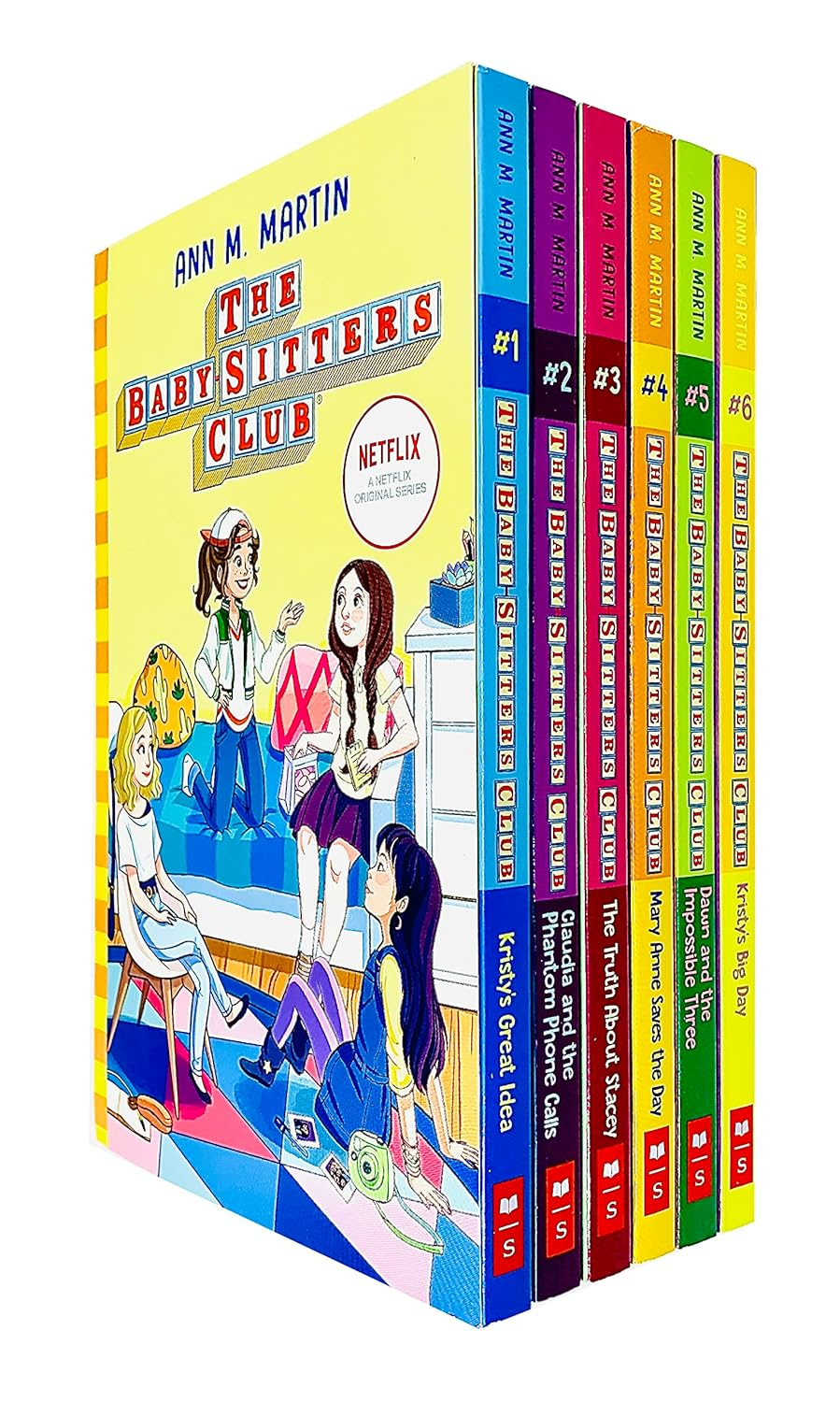 The Babysitters Club Books 1 - 6 Collection Set by Ann M. Martin (Kristy'S Great Idea, Claudia and the Phantom Phone Calls, the Truth about Stacey, Mary Anne Saves the Day & Kristy'S Big Day)