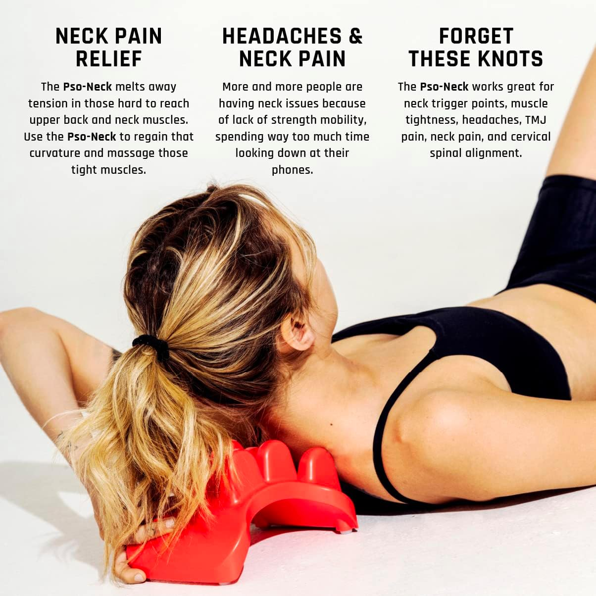 PSO NECK Muscle Release Tool and Neck Massager - Neck Tension Reliever and Pe... - Picture 8 of 13