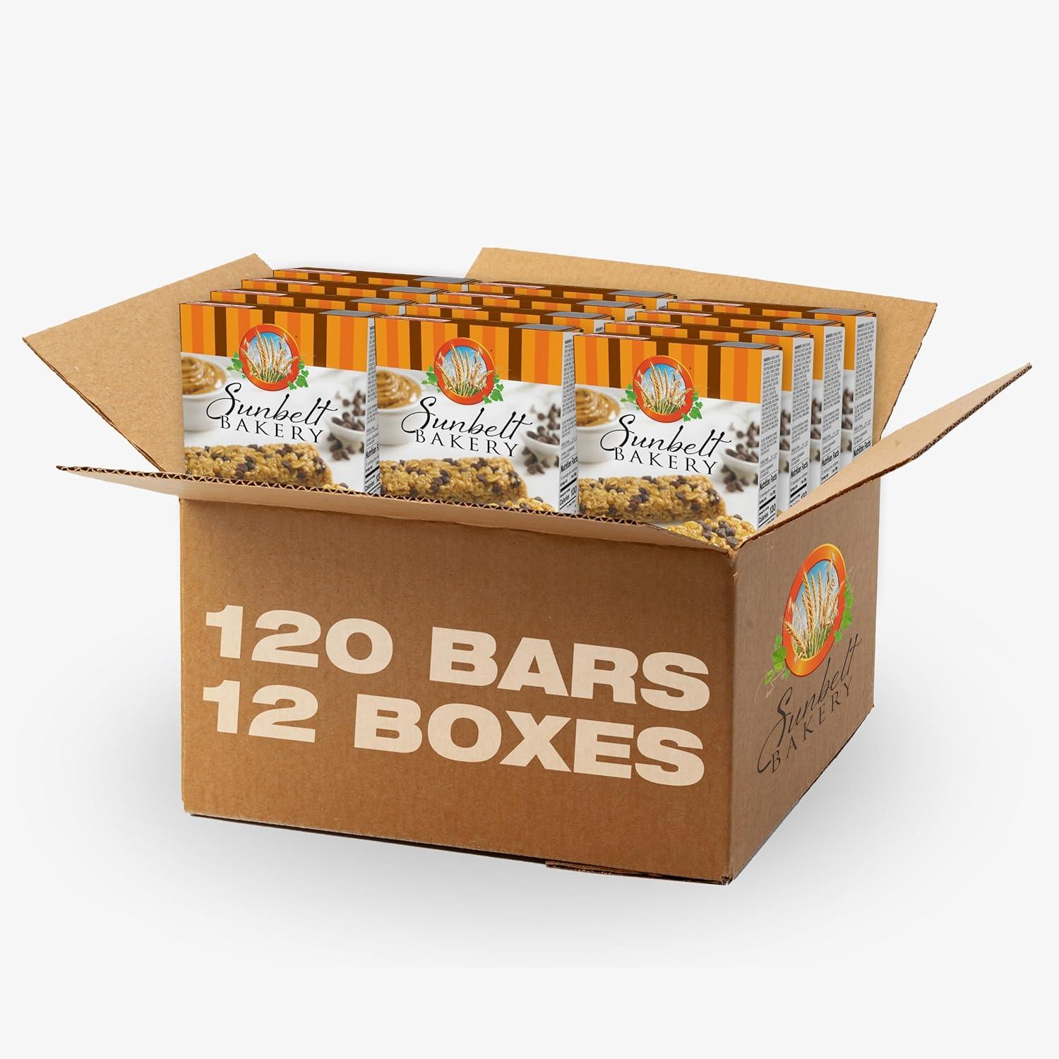 Peanut Butter Chocolate Chip Chewy Granola Bars, 120-1.0 OZ Bars (12 Boxes)