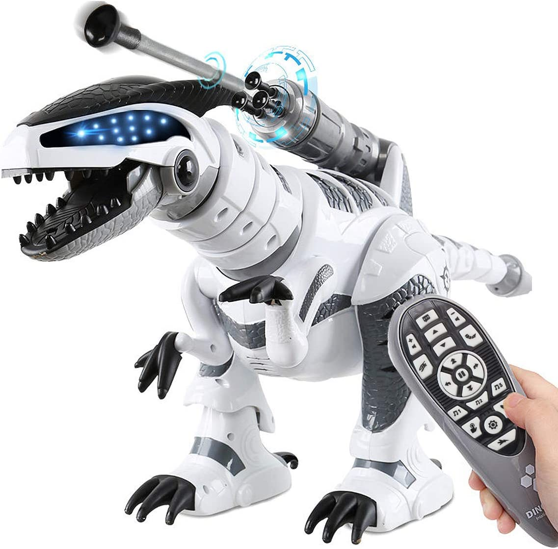 RC Robot Dinosaur Intelligent Interactive Smart Toy Electronic Remote Controller Robot Walking Dancing Singing with Fight Mode Toys for Kids Boys Girls Age 5 6 7 8 9 10 and up Year Old