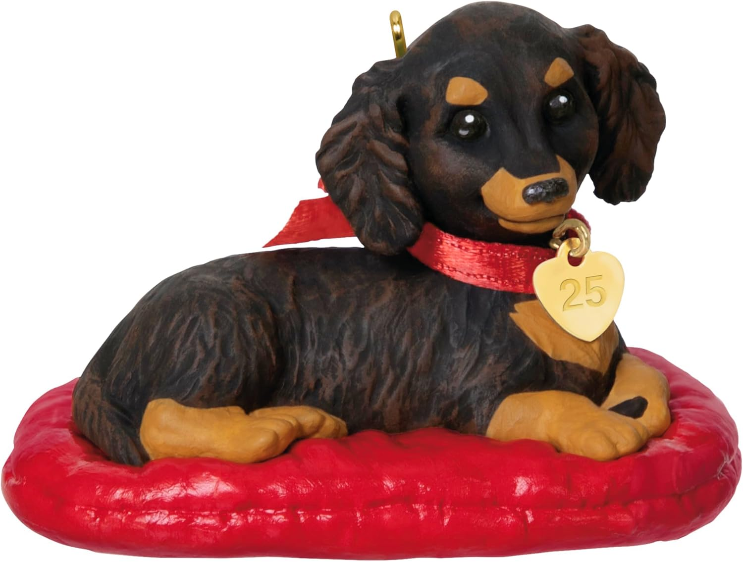Christmas Ornament 2025, Puppy Love Long-Haired Dachshund 2025, Gifts for Animal Lovers