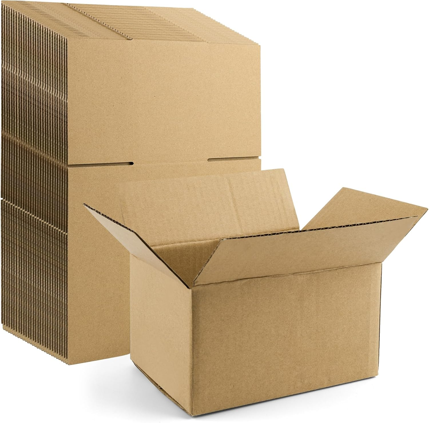 Frametory 7X5X4 Pack of 25 Corrugated Cardboard Packing Shipping Mailing Moving