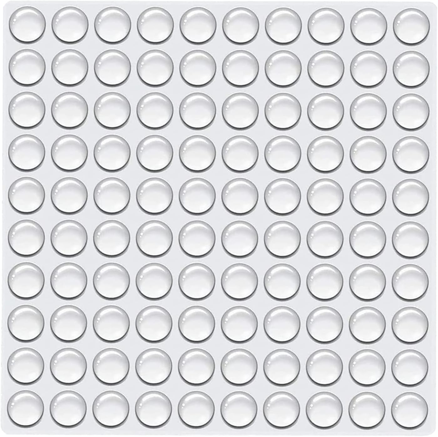 ® 100PCS Clear Rubber Feet Small Self Adhesive Pads Sticky Rubber Dots Non-Sl...