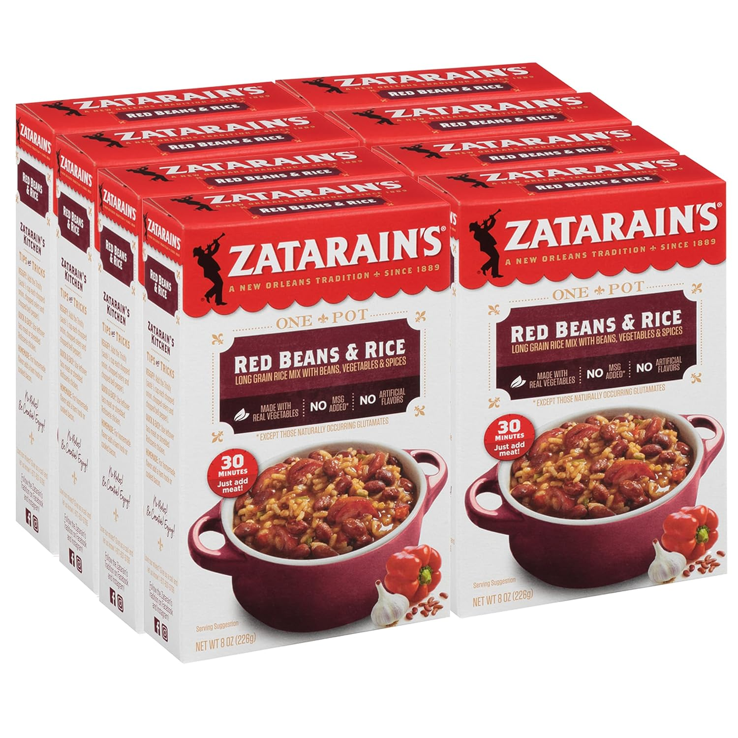 Red Beans & Rice, 8 Oz (Pack of 8)