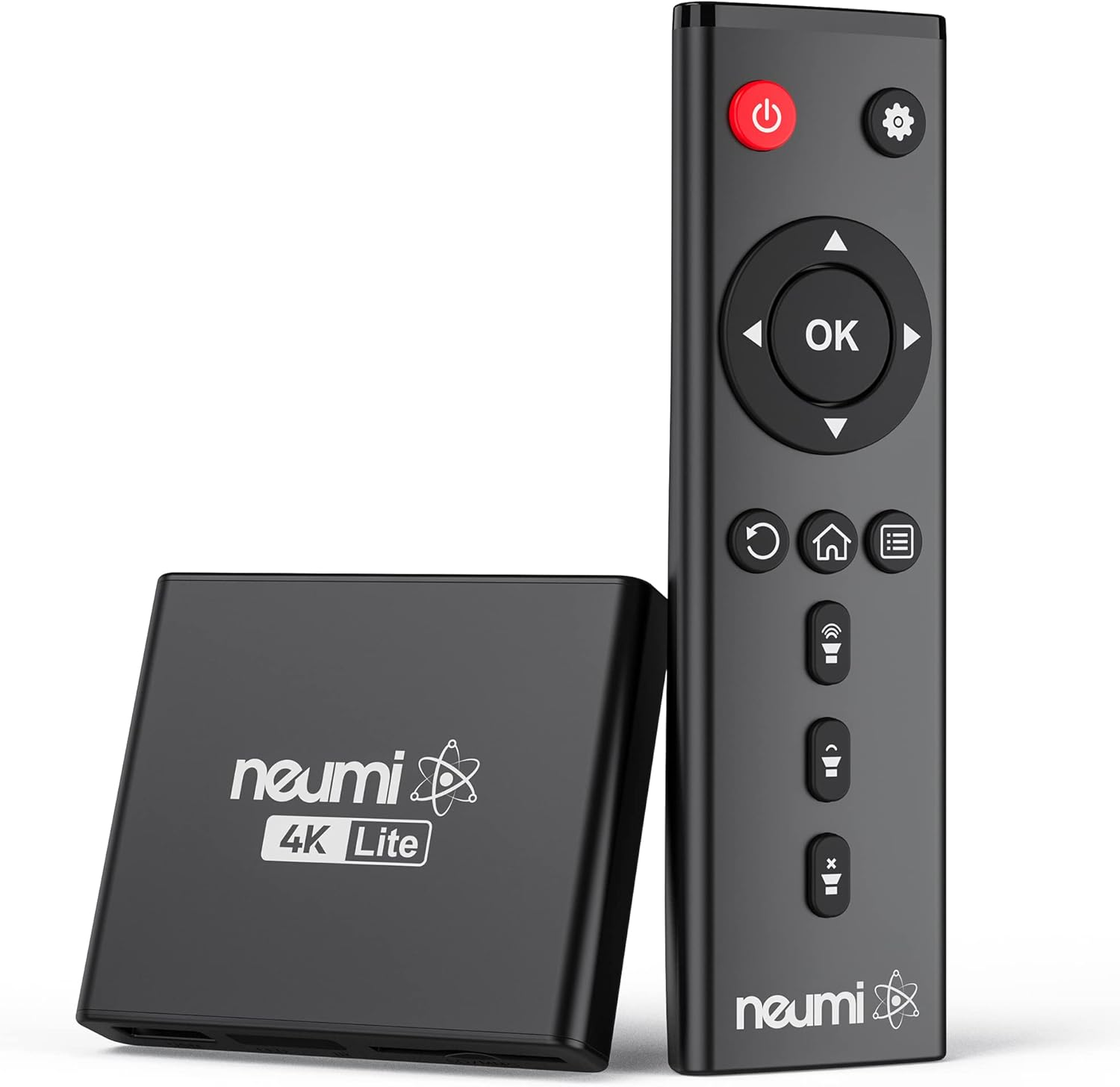 NEUMI Atom 4K Lite Ultra-Hd Digital Media Player for USB Drives and SD Cards - Plays 4K/UHD Videos, HEVC/H.265, HDMI and Analog AV, Automatic Playback, Looping, Trigger Capability
