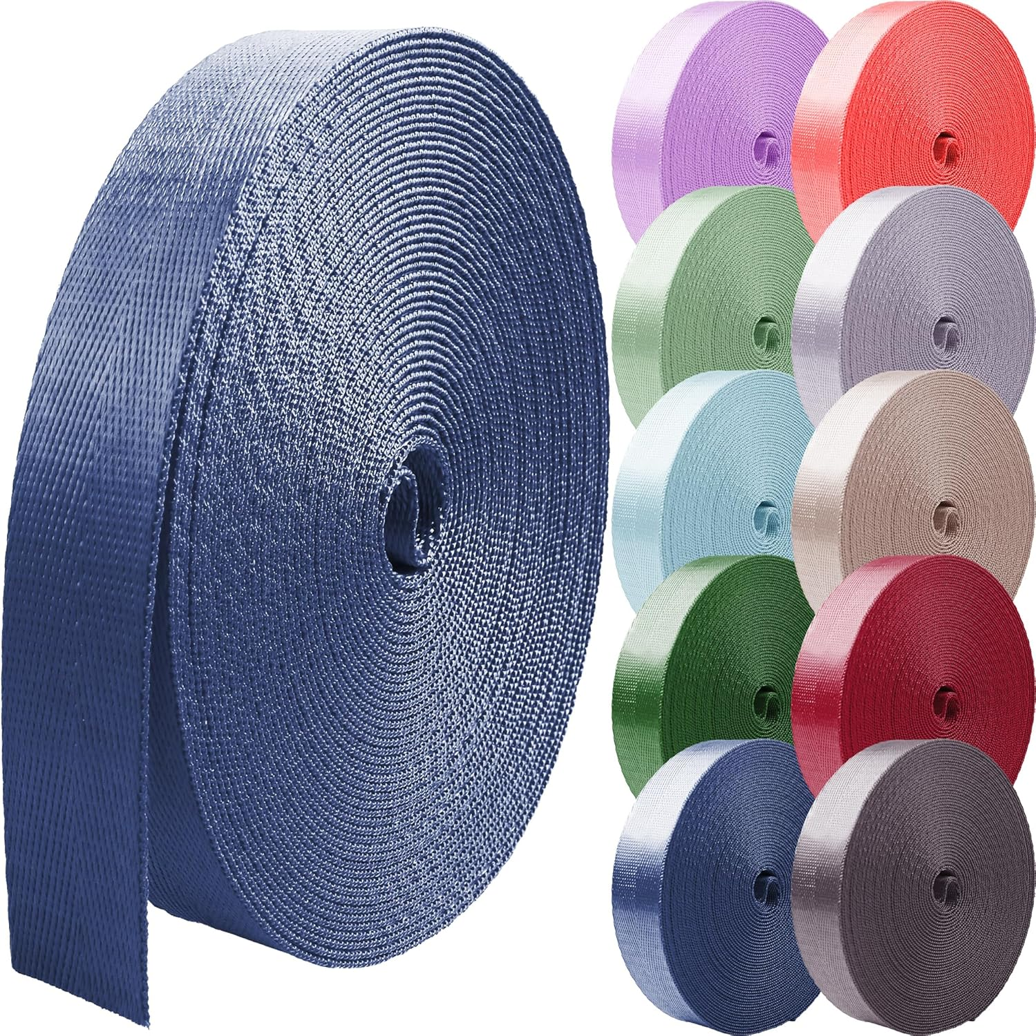 Cinta de Nylon para Correas de Mochila y Cinturon de 1.5 y 2 Pulgadas Strap