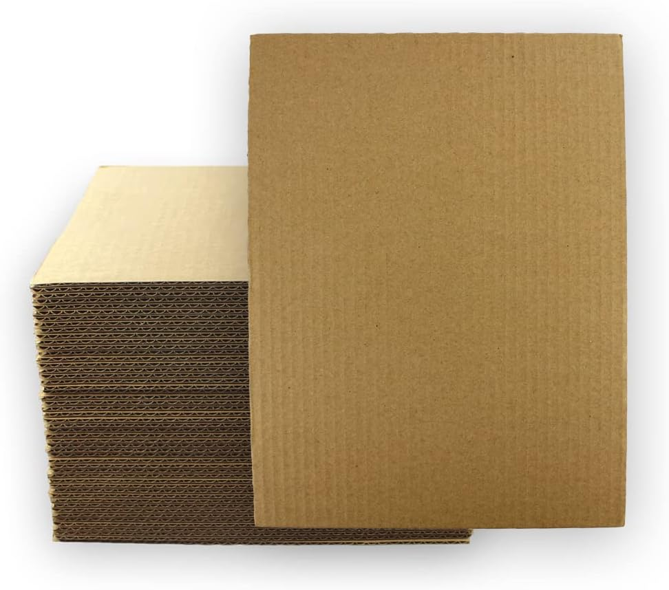 1  9x12 Corrugated Cardboard Filler Inserts Sheet Pads 1/8