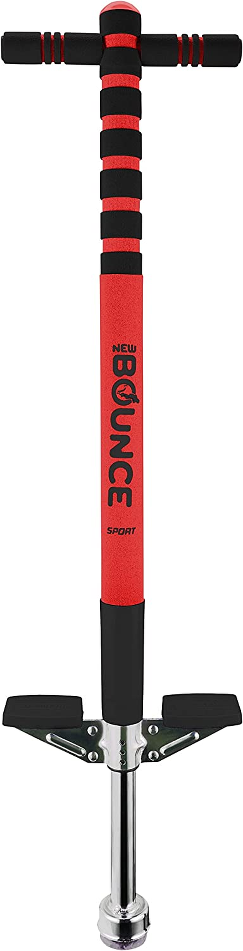 Relaxdays Pogo Stick Pour Enfant – Noir, Rembourré, Antidérapant, Acier Inoxydable, Charge 15-35 Kg