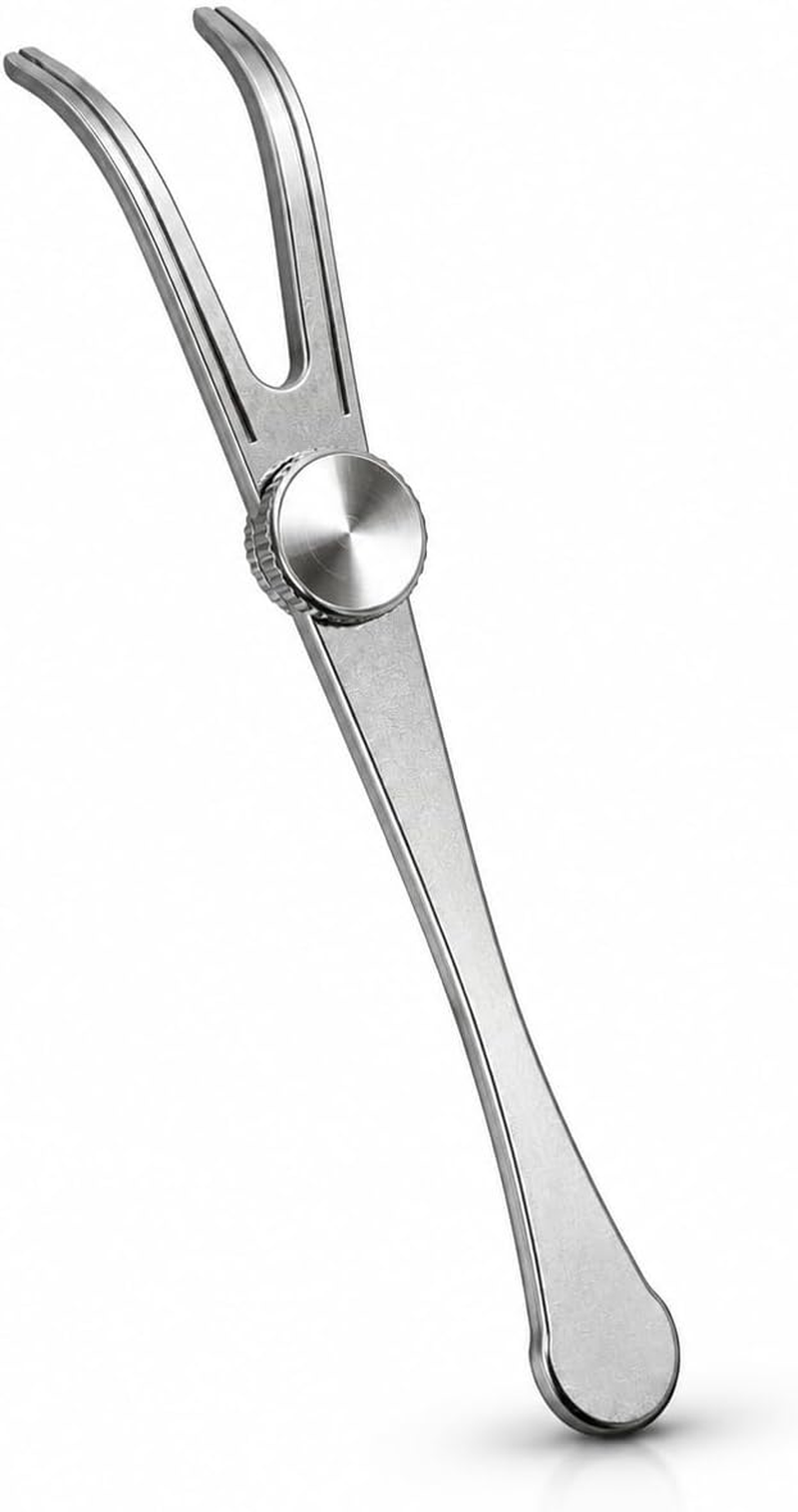 Dental Lace Stainless Steel Floss Hadle - Reusable, Refillable - Pack 1 | Reusable Stainless Steel Dental Floss Pick Handle with Refillable Design, Sustainable Clean Oral Care Solution