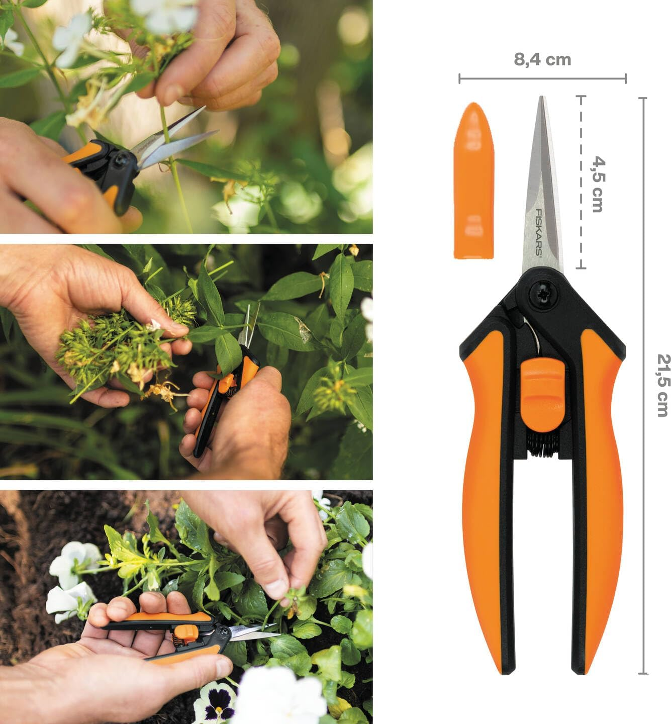 Fiskars Pruning Snip, 140 mm Length - Picture 3 of 13