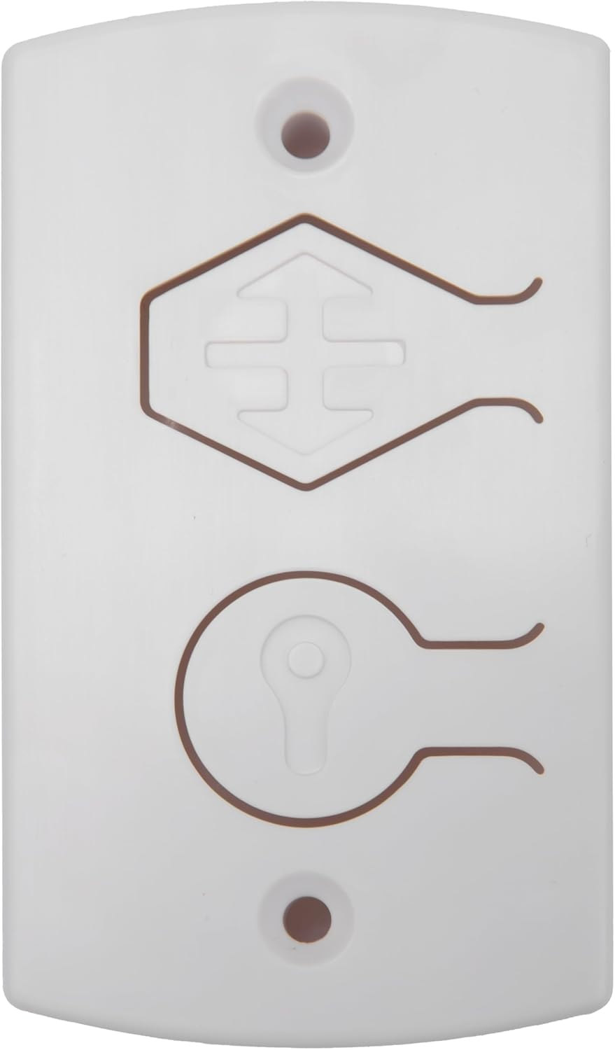 White Two Button Cover Plate, inside Control Unit, for Wayne Dalton Garage Door Wall Station 309961 and 3976 Remote Opener