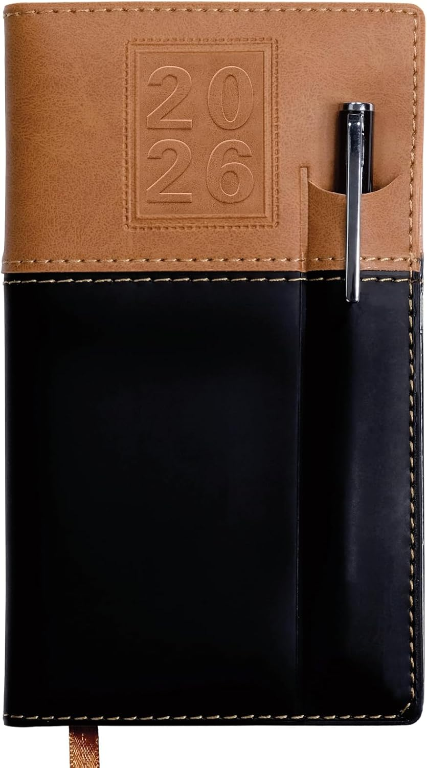 2026 Pocket Planner/Pocket Calendar and Pen, 3.5