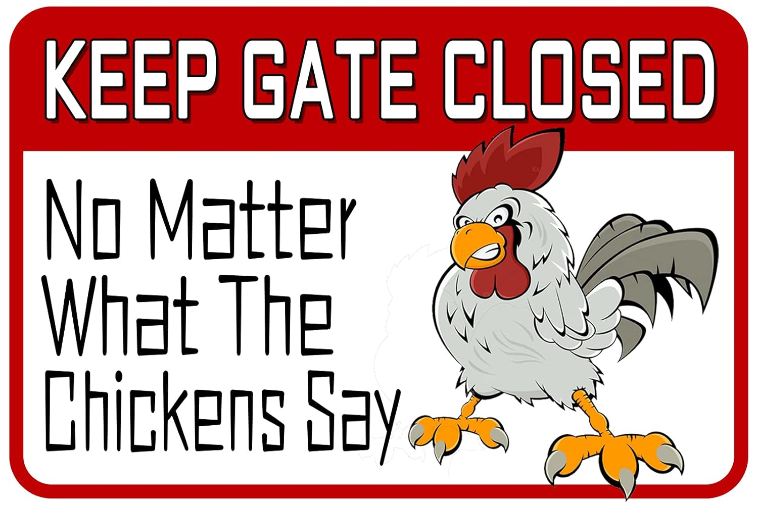 Welcome To Our Coop We Are All Cluckin Crazy Funny Chicken Sign Chicken Coop ... - Picture 9 of 17