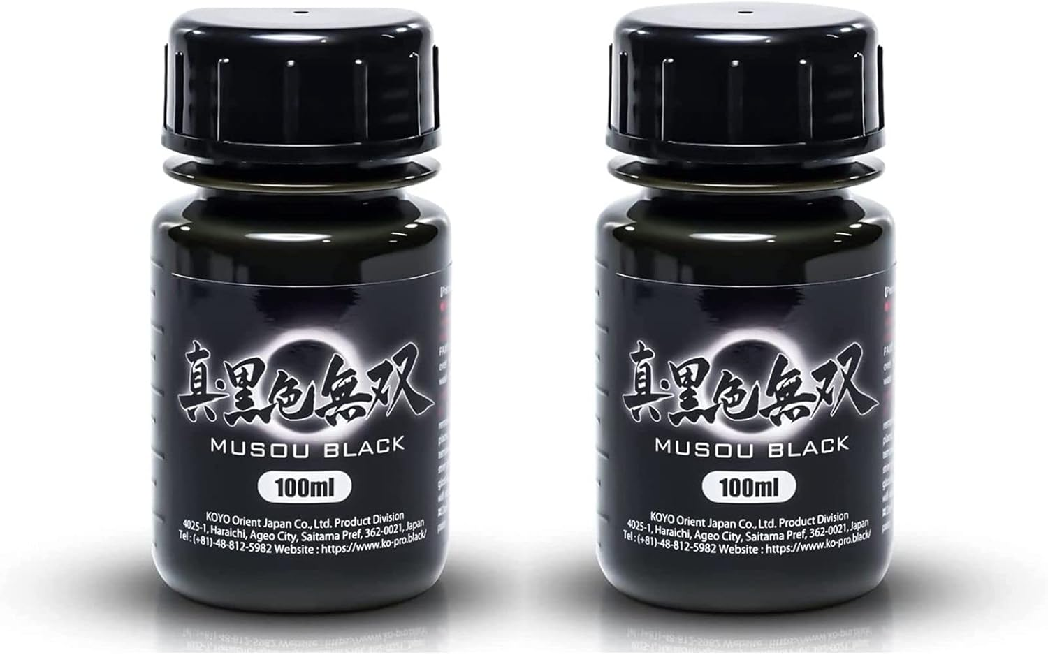 , World Blackest Acrylic Paint, 100Ml X 2 Pack, 3.38 Fl Oz (Pack of 2)