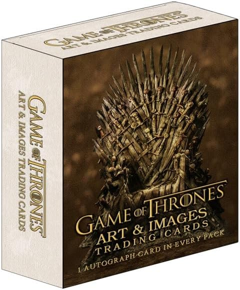 2023 Ritenhouse Game of Thrones Art and Images Trading Card Box 5 Sautograph Trading Cards per Box